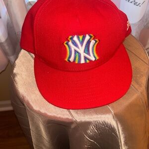 New Era 59Fifty Rainbow New York Yankees SnapBack Cap